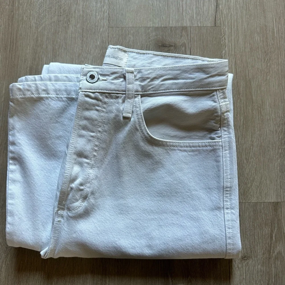 Favorite Daughter White Masha Wide Leg Jeans - Picture 3 of 6